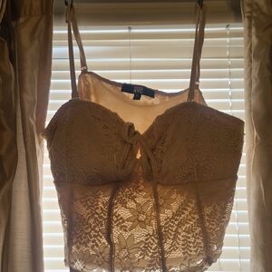 Madden NYC Women's Lace Bra Top